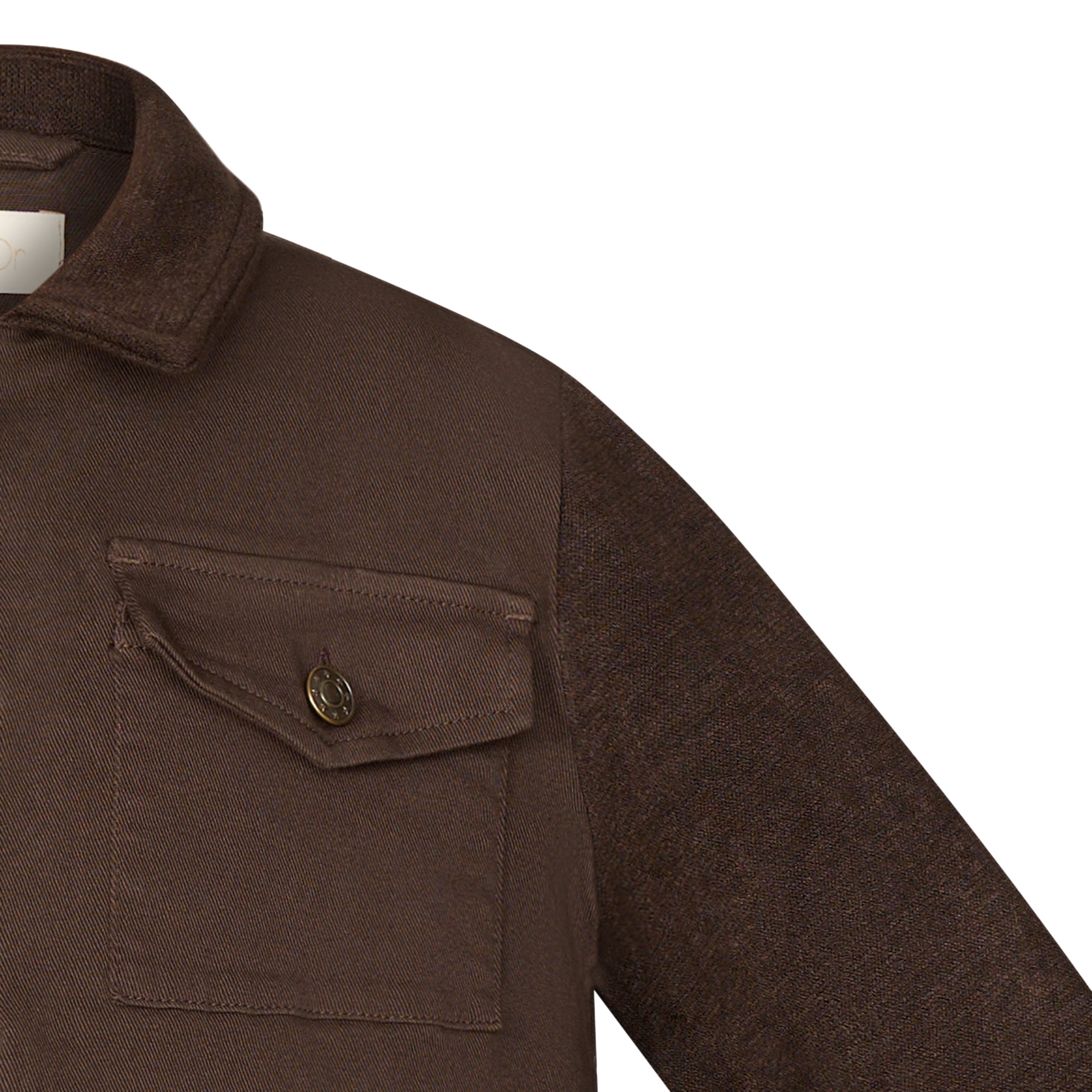 Oakleigh Denim Jacket with soft knit sleeves & collar Kids