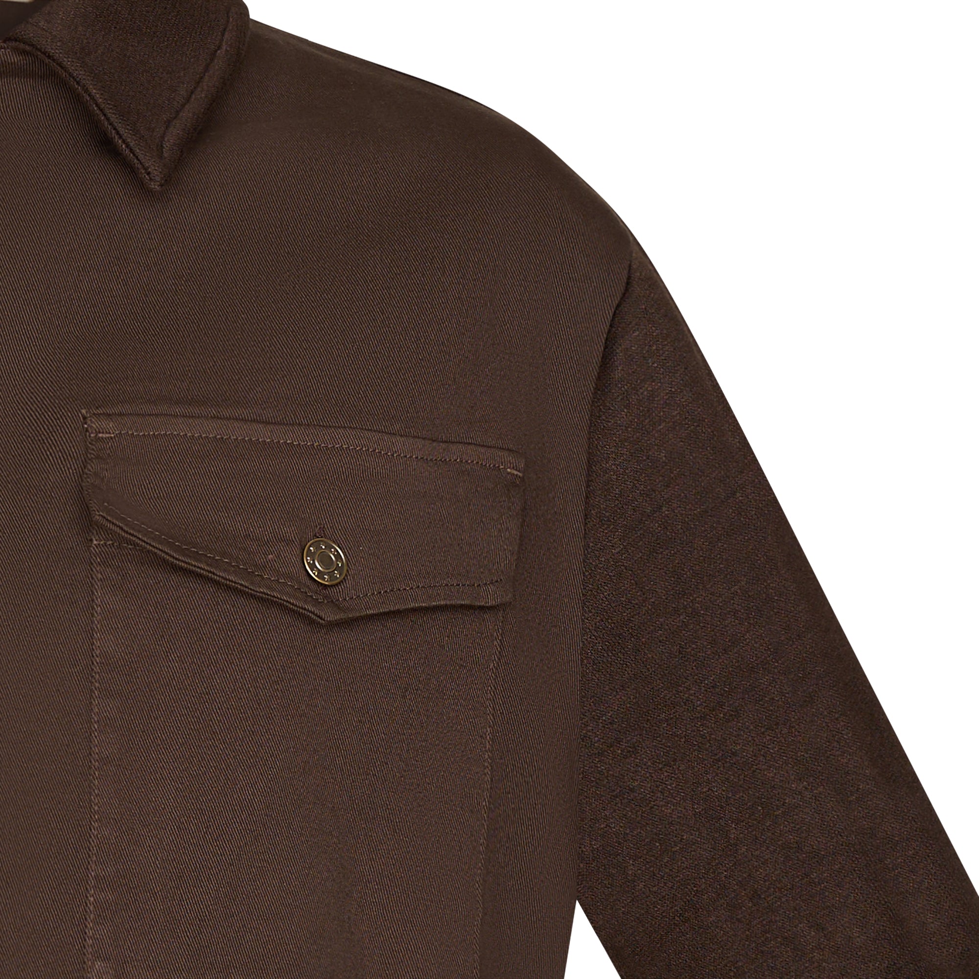 Oakleigh Denim Jacket with soft knit sleeves & collar