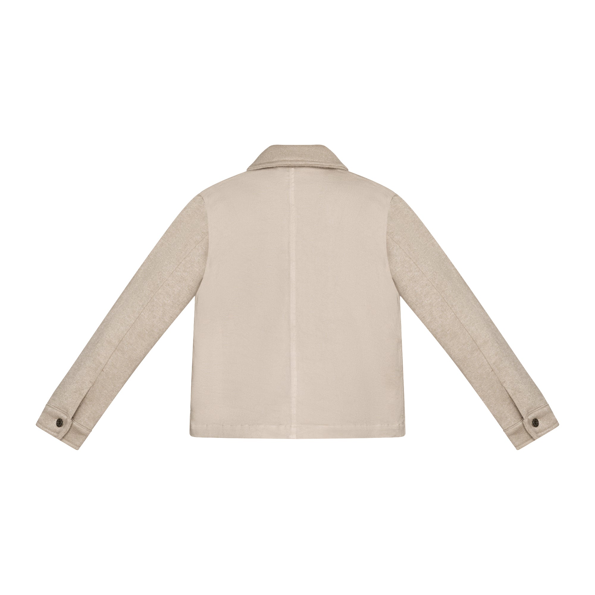 Oakleigh Denim Jacket with soft knit sleeves & collar Kids