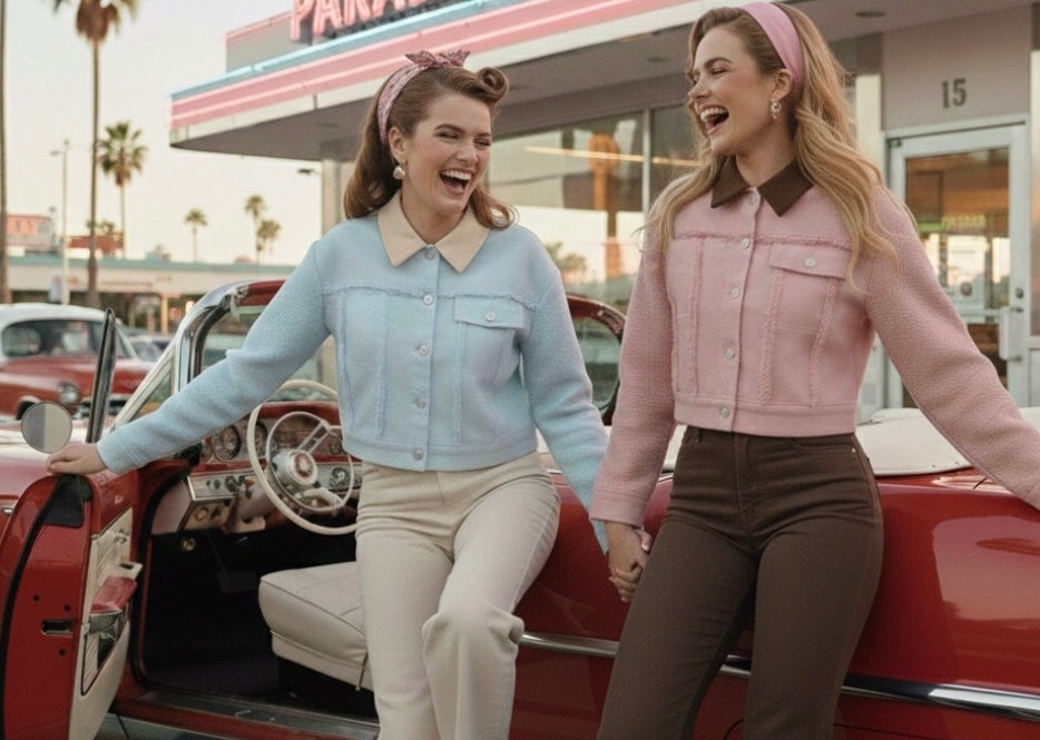 Vintage Baby Blue Jacket