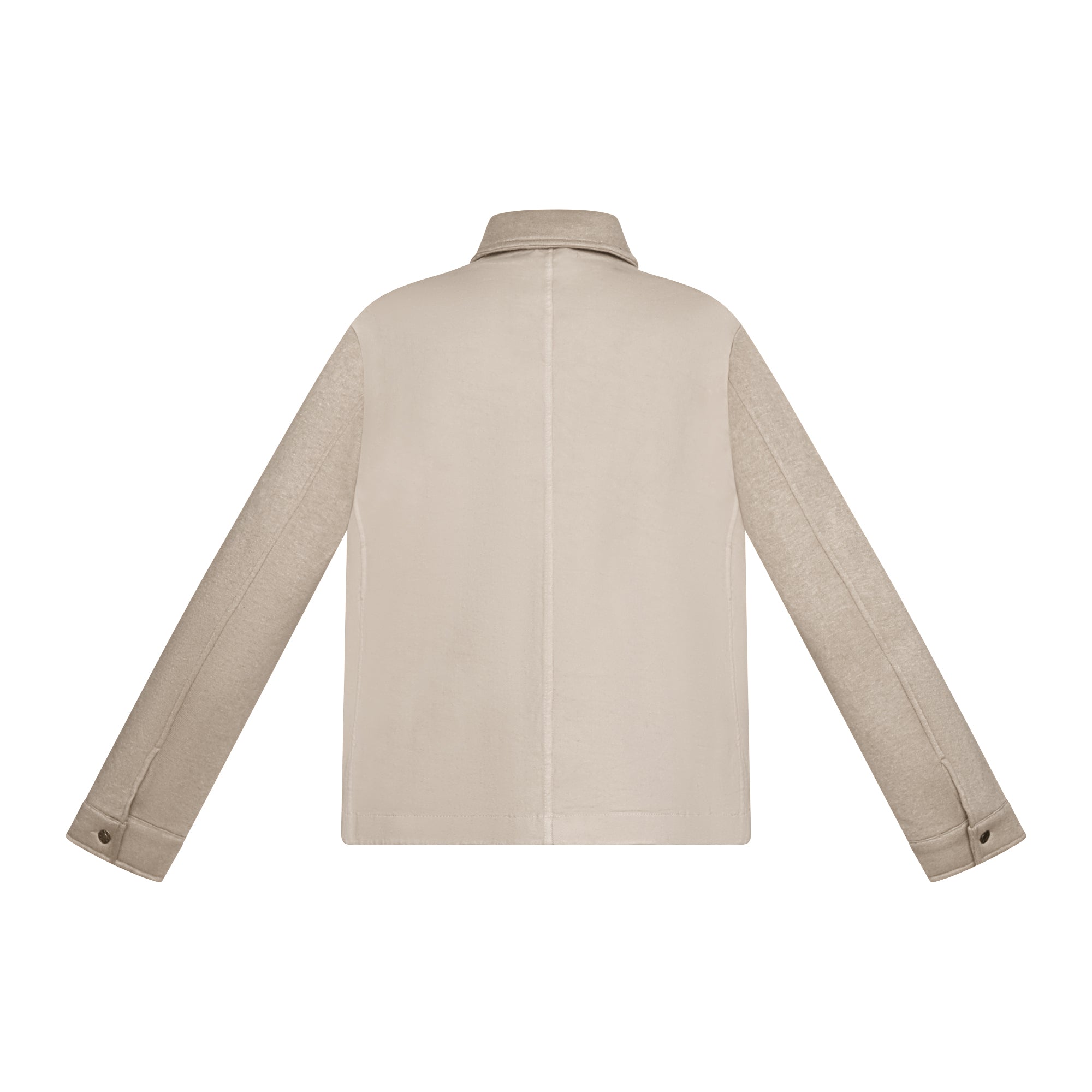Oakleigh Denim Jacket with soft knit sleeves & collar