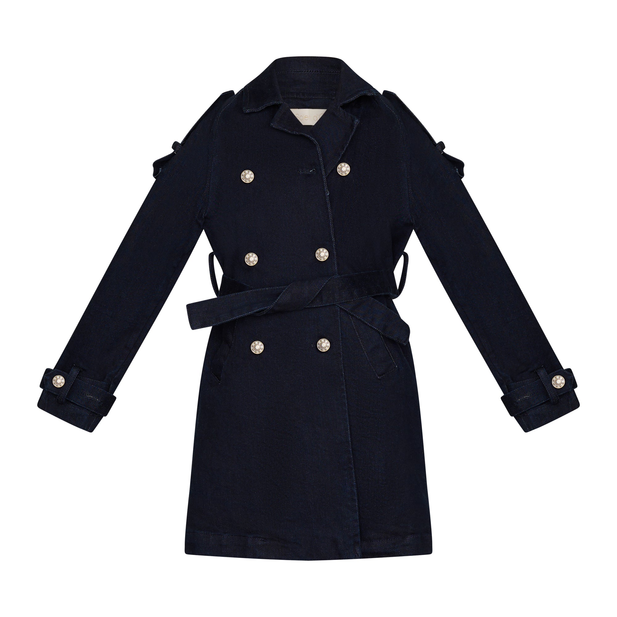Ella Denim Trench Coat Kids